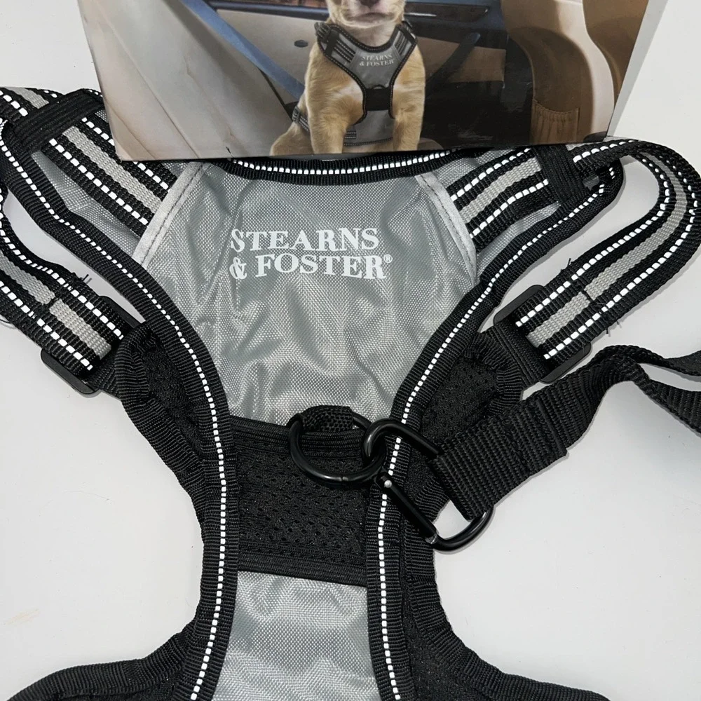 STEARNS &‎ FOSTER 2 In 1 PET SAFETY HARNESS NEW SZ LARGE (56-85 Lbs)